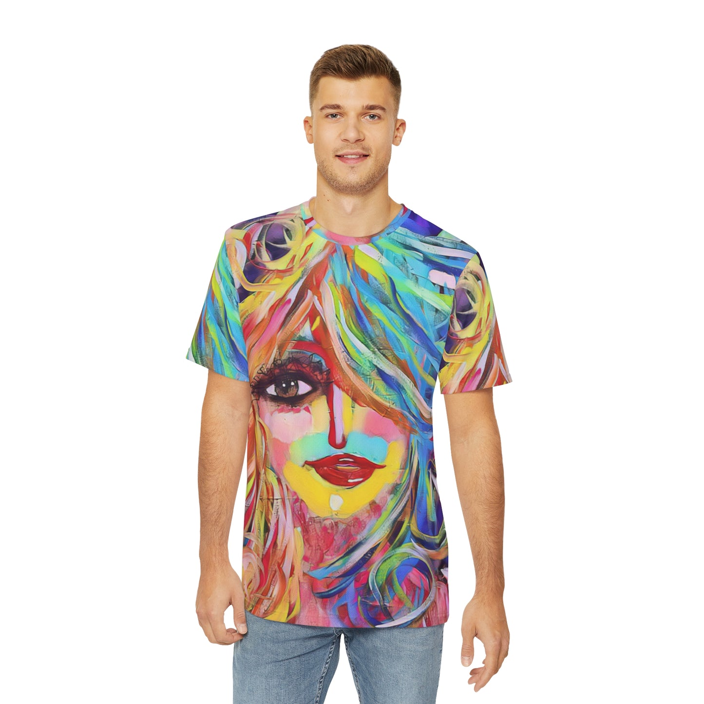 Color Me Happy All-Over Unisex Tee