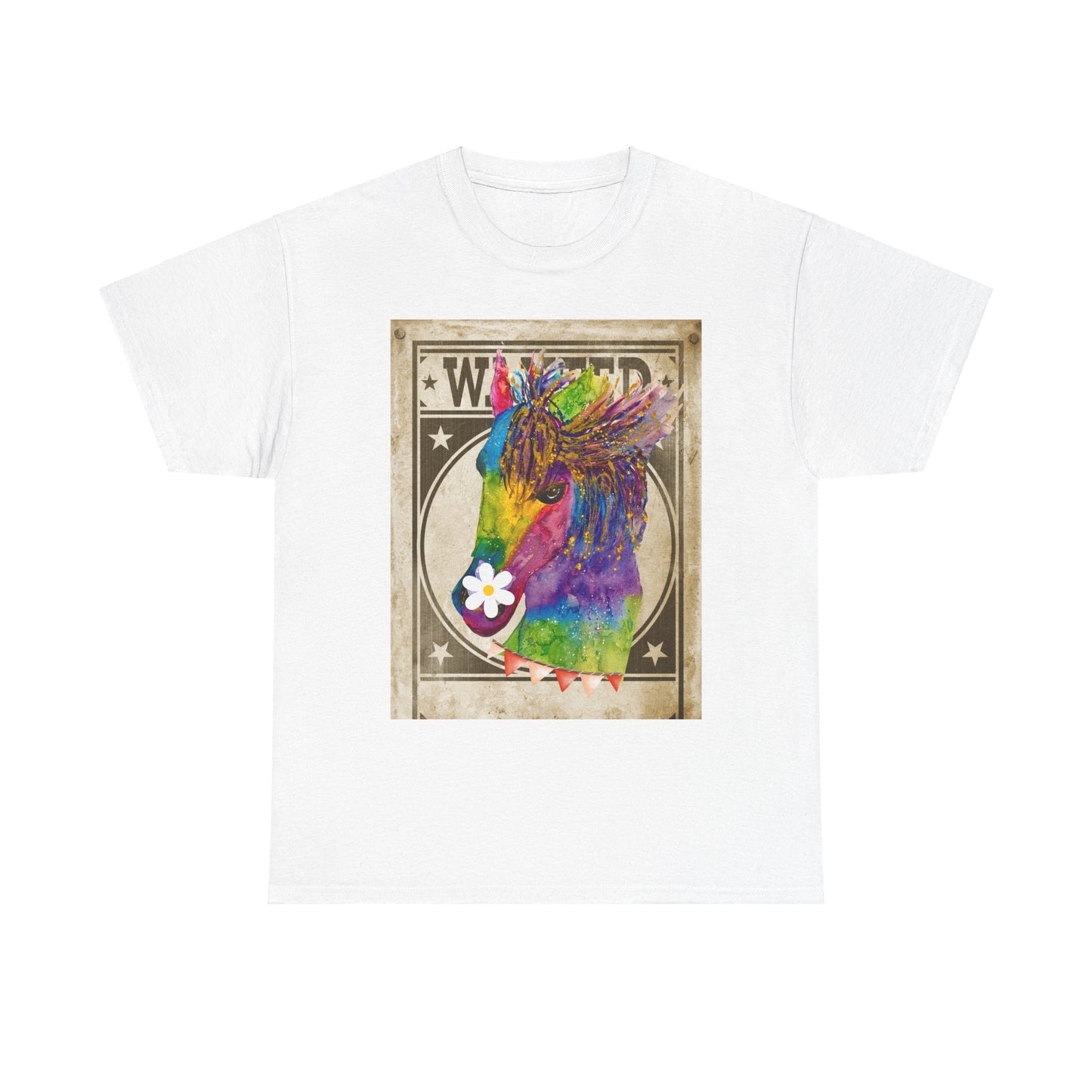 Wanted Horsey Tee - Unisex Cotton T-Shirt