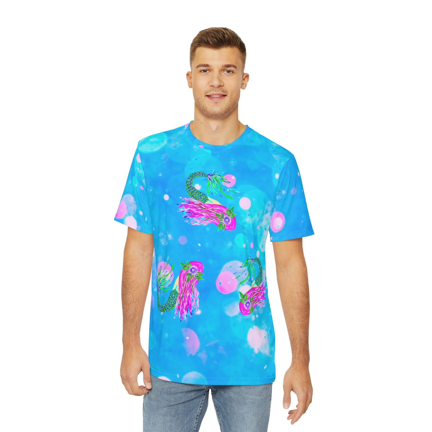 Be a Mermaid Short Sleeve All-Over  Unisex Tee