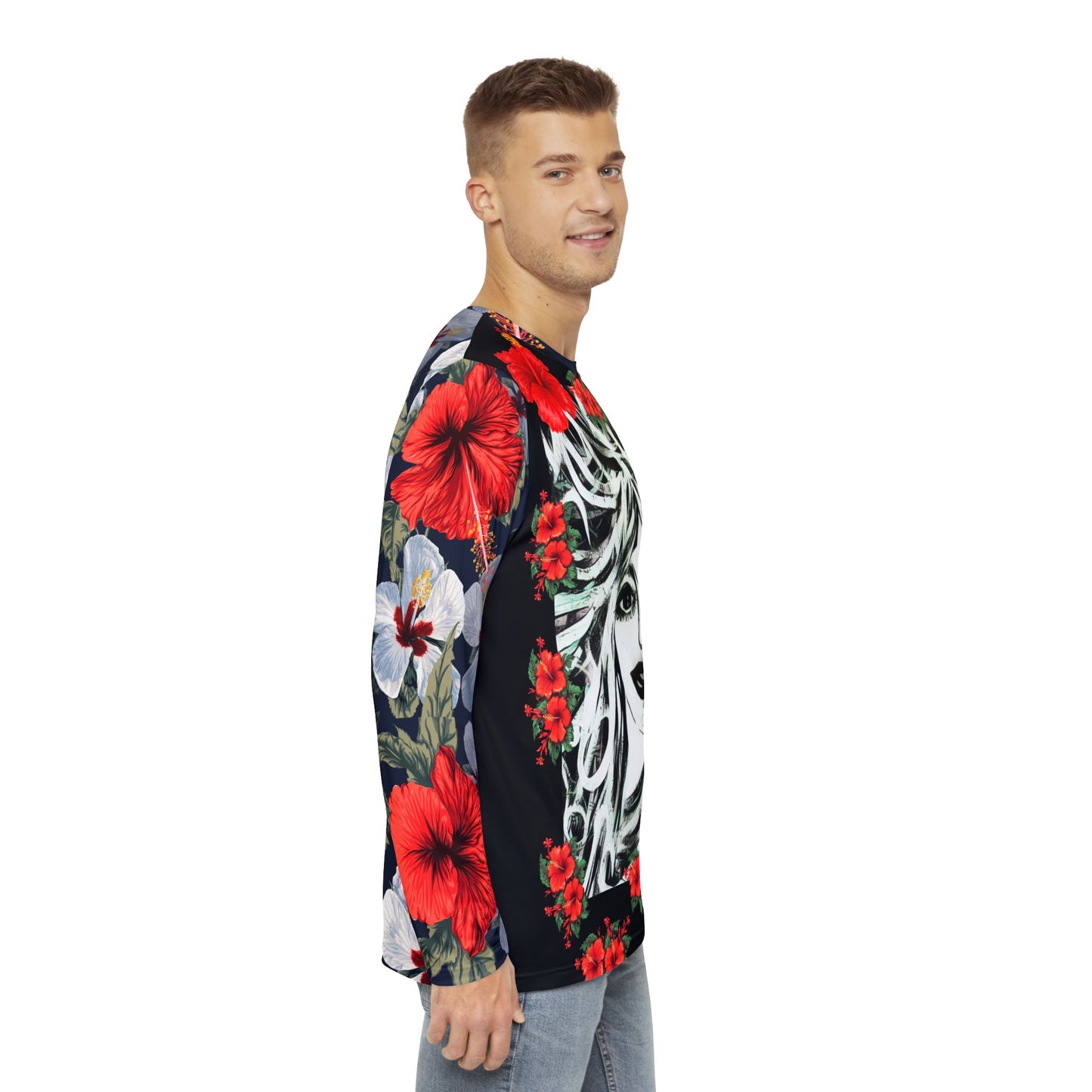 Color Me Whimsy Allover Long Sleeve Tee