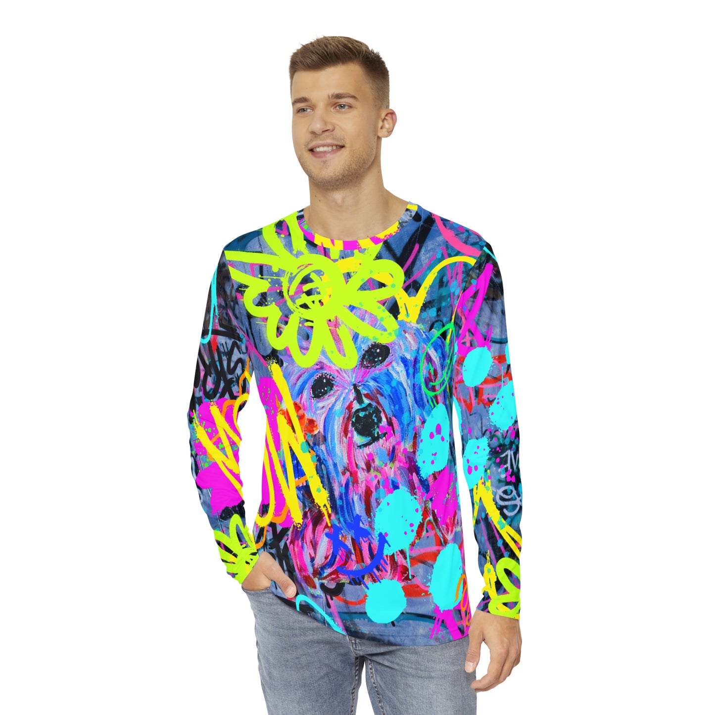 Puppy allover Long Sleeve T-Shirt