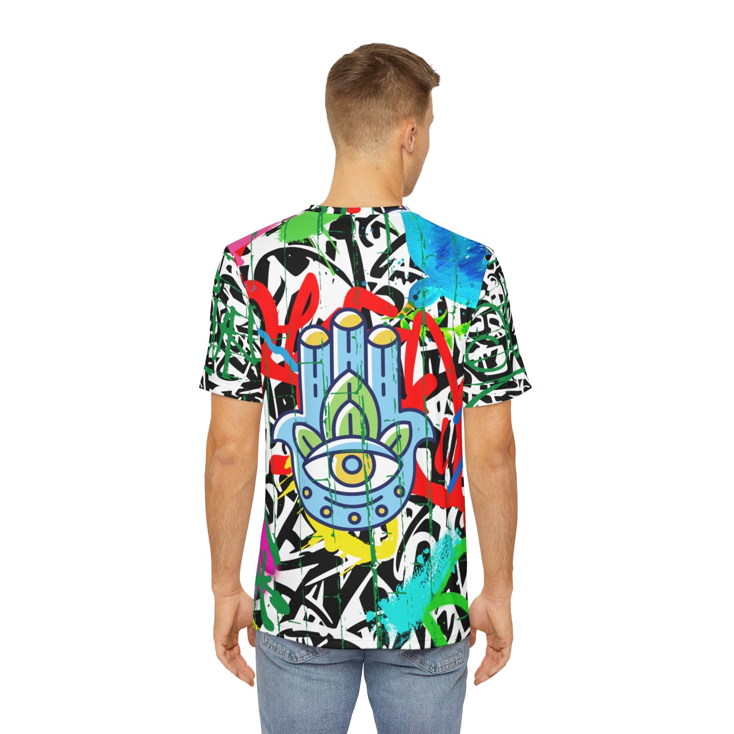 Peace Peace Peace Short Sleeve Unisex Allover T-Shirt
