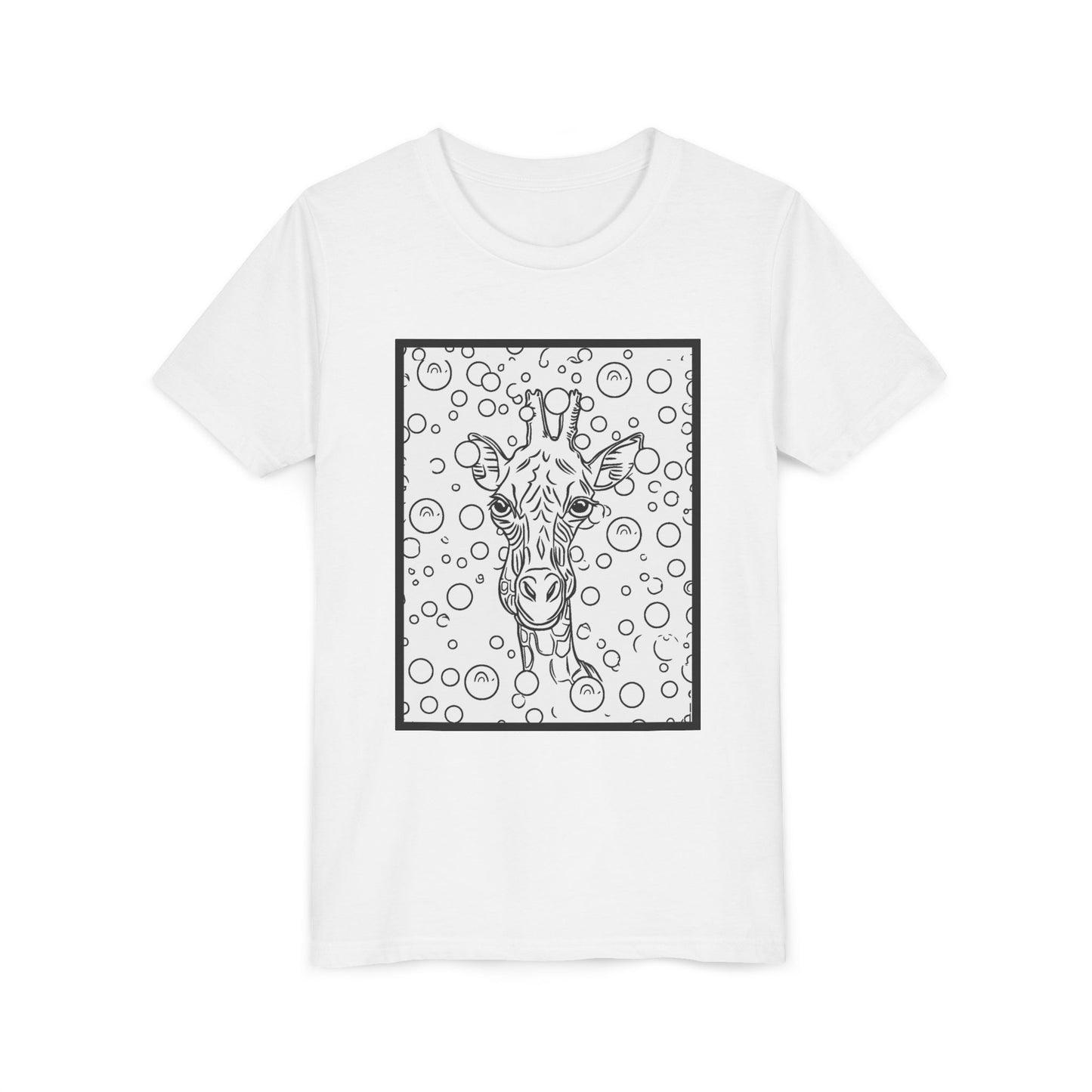 Colorable Giraffe Youth Tee