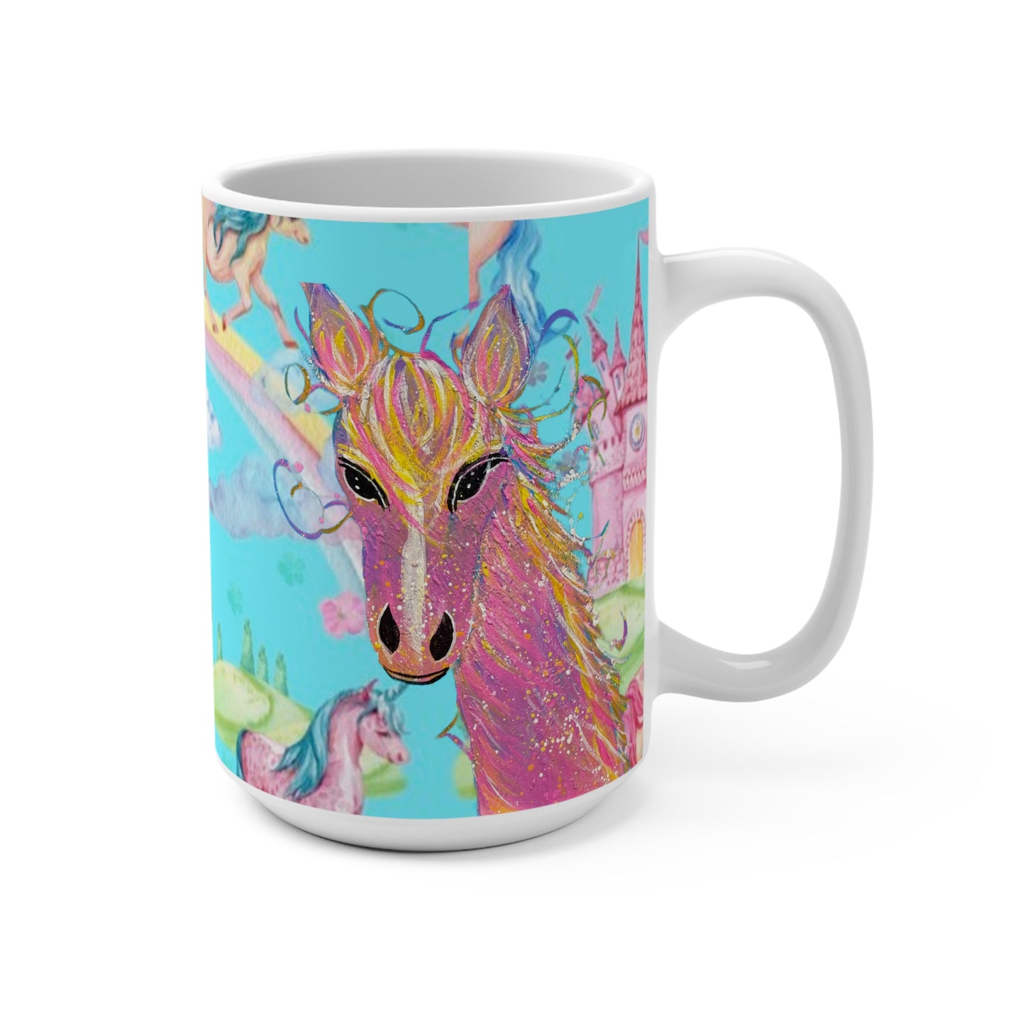 Mug 15oz Pink Beauty Horse Mug