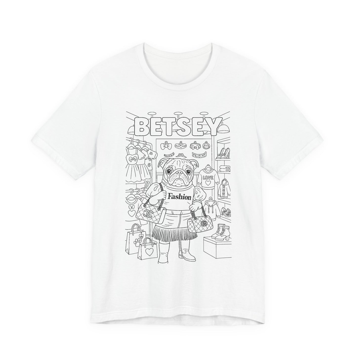 Betsey Cutie-Pie Unisex Jersey Short Sleeve Tee